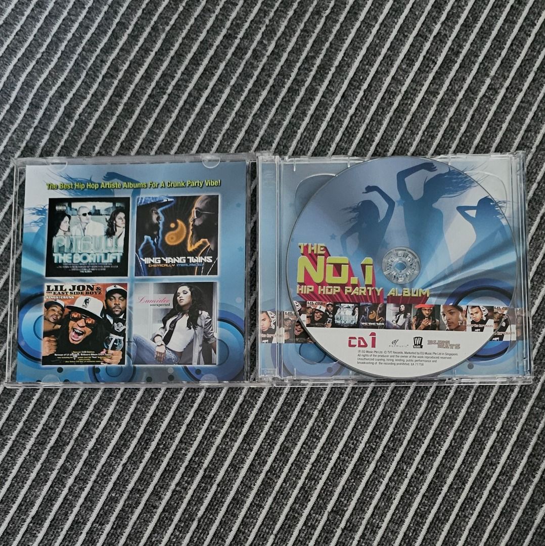 🌟 🇸🇬 [2CD Comp] The No.1 Hip Hop Party Album (2009 Club Edition) (Category: CDs & DVDs) located in Singapore. Submitted by strangecell (Listing ID 1456974100, Image 3). Description: Many more Various Genres: https://www.carousell.sg/p/1253907759 Disco/Funk/Soul/Easy Listening/Lounge/Jazz/Chill-out: https://carousell.com/p/1028943398 Electronic Dance, EDM, DJ Mix: https://carousell.com/p/1035784902 *************************************** Self-c