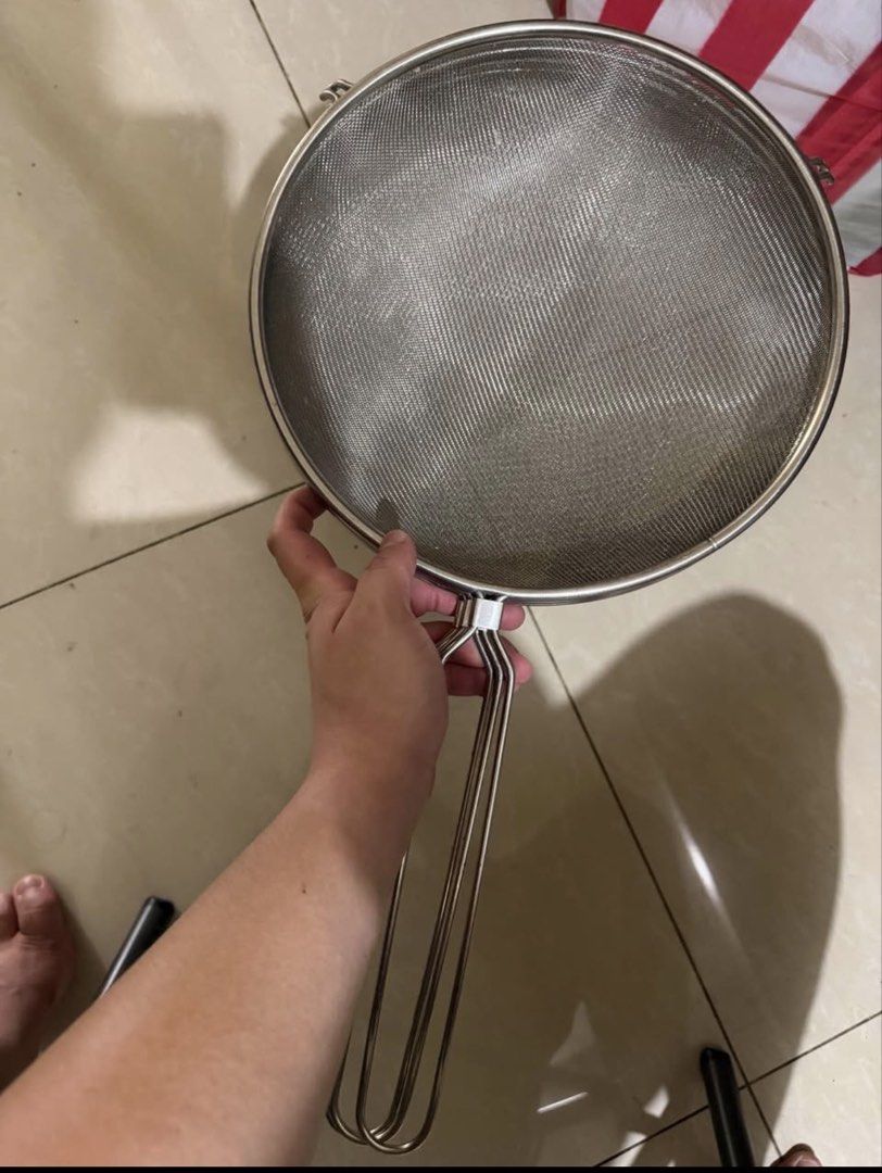 Glass Jar and Strainer (Category: Other Kitchenware & Tableware) located in Quezon City. Submitted by vjas11111 (Listing ID 1455709246, Image 2). Description: Vacuum Seal Food Canister - 14 pcs available 150/pc Large Strainer - 250/pc 2 pcs available RFS : stop baking nagkasakit si misis.