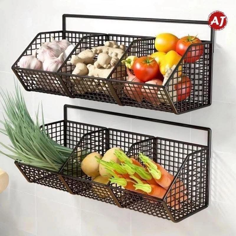 AJ Wall Mounted 3-Tier Wire Storage Basket (Category: Storage Boxes & Baskets) located in Manila. Submitted by chaionlineshop (Listing ID 1457050208, Image 1). Description: Pwde cod via lalamove delivery 🚚 Minimum Order 3Pcs above May bawas pa pag reseller at wholesale price. Pm me for more 🫡.