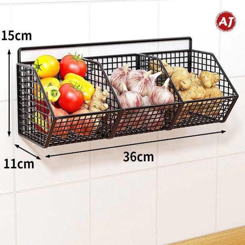 AJ Wall Mounted 3-Tier Wire Storage Basket (Category: Storage Boxes & Baskets) located in Manila. Submitted by chaionlineshop (Listing ID 1457050208, Image 2). Description: Pwde cod via lalamove delivery 🚚 Minimum Order 3Pcs above May bawas pa pag reseller at wholesale price. Pm me for more 🫡.