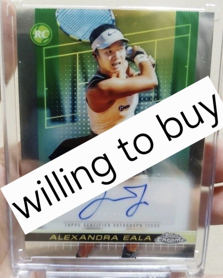 Alex Eala Autographed Merch 2024 (Category: Other Merchandise) located in Manila. Submitted by bookshopalexandria2014 (Listing ID 1457039353, Image 1). Description: - WTB - Selling/ Buying Alex Eala signed items - Reasonable prices only .