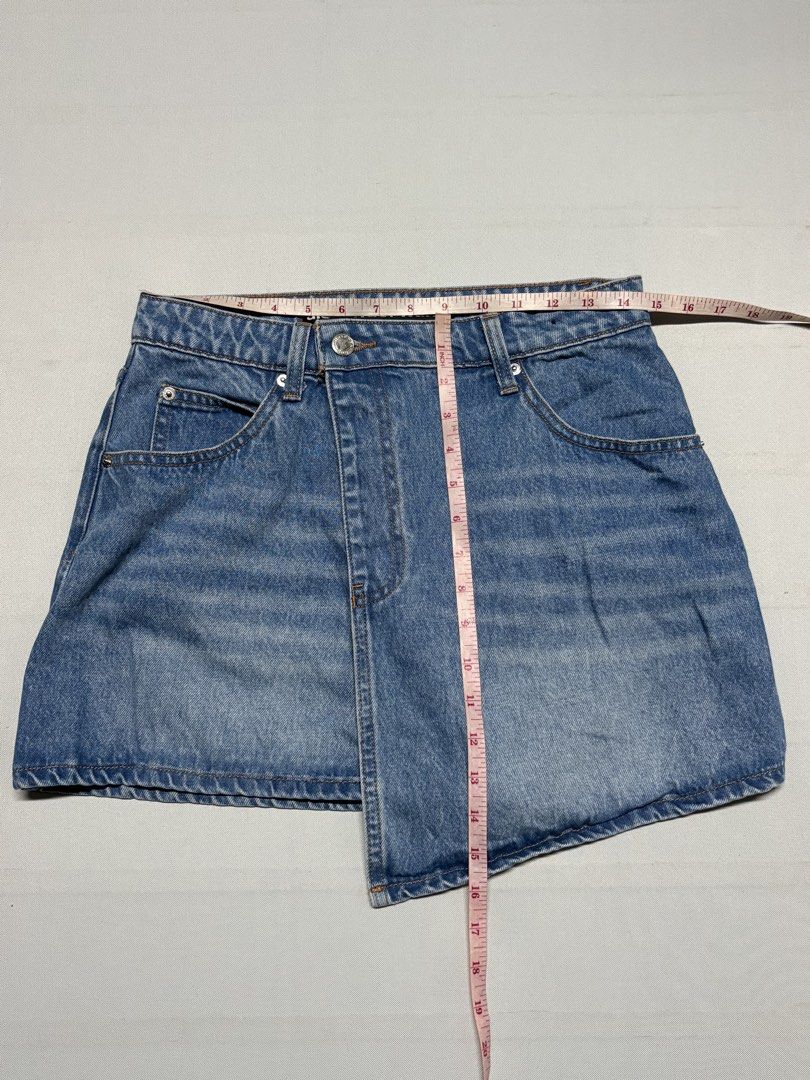 ALEXANDER WANG Asymmetric Denim Skirt (Category: Skirts) located in Baguio. Submitted by viibodegaaa (Listing ID 1457008926, Image 2). Description: Item: ALEXANDER WANG Asymmetric Denim Skirt Size: 29 Waist: 14.5’ Length: 16’ Price: 2880.