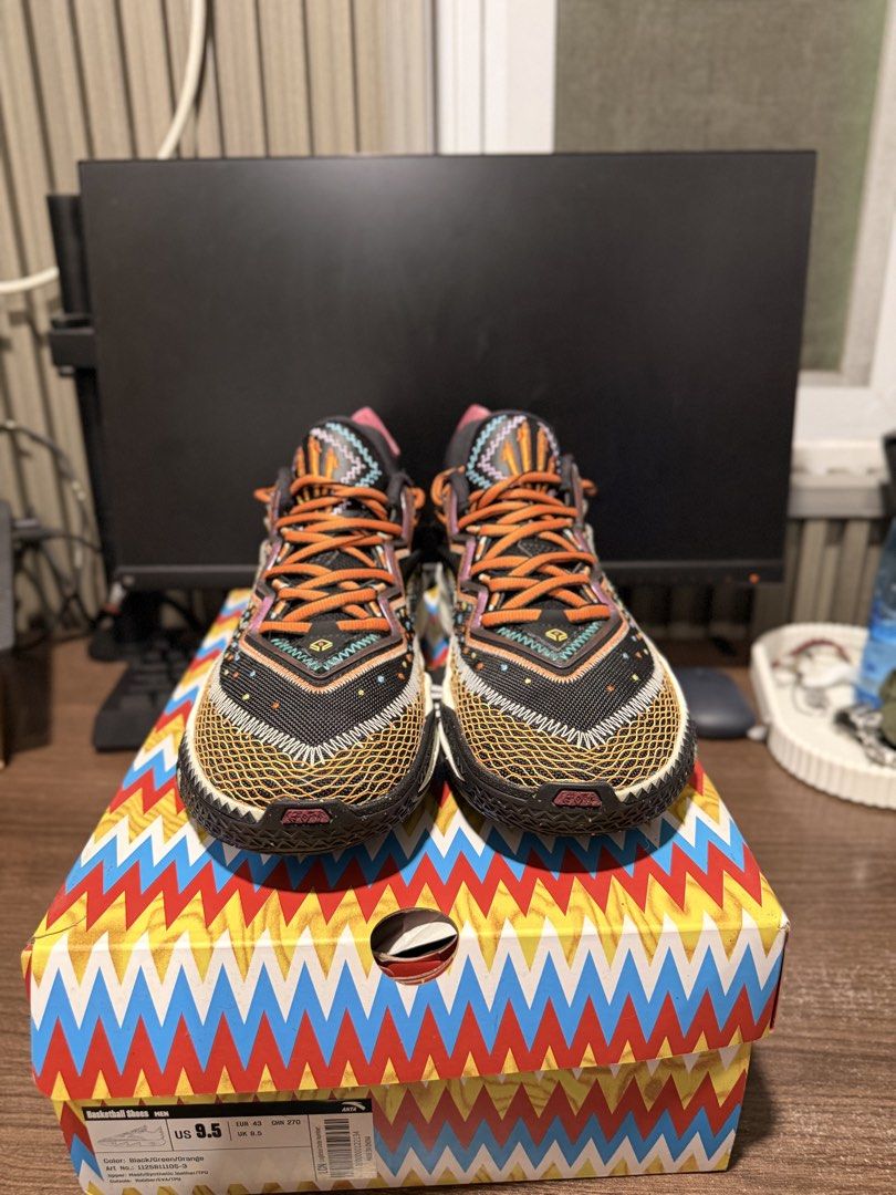 ANTA KAI 2 “SOLAR RETURN” (Category: Sneakers) located in Dagupan City. Submitted by russdvv (Listing ID 1457135727, Image 2). Description: ANTA KAI 2 “SOLAR RETURN” COLORWAY SIZE 9.5 US ISSUE: MINIMAL SOCKLINER TEAR.