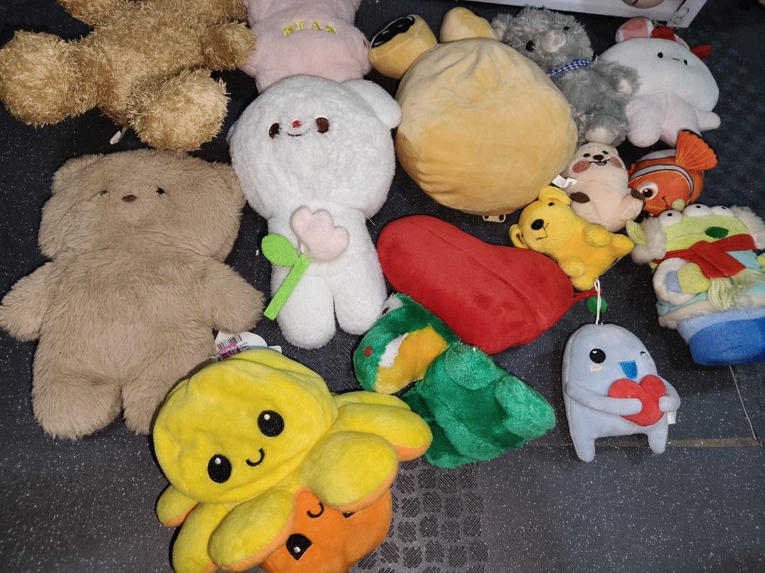 Assorted Plush Toys - Bears, Nemo, Alien, Octopus & More (Category: Plushies & Soft Toys) located in Caloocan City. Submitted by surplusandbnewshop (Listing ID 1457117645, Image 2). Description: .