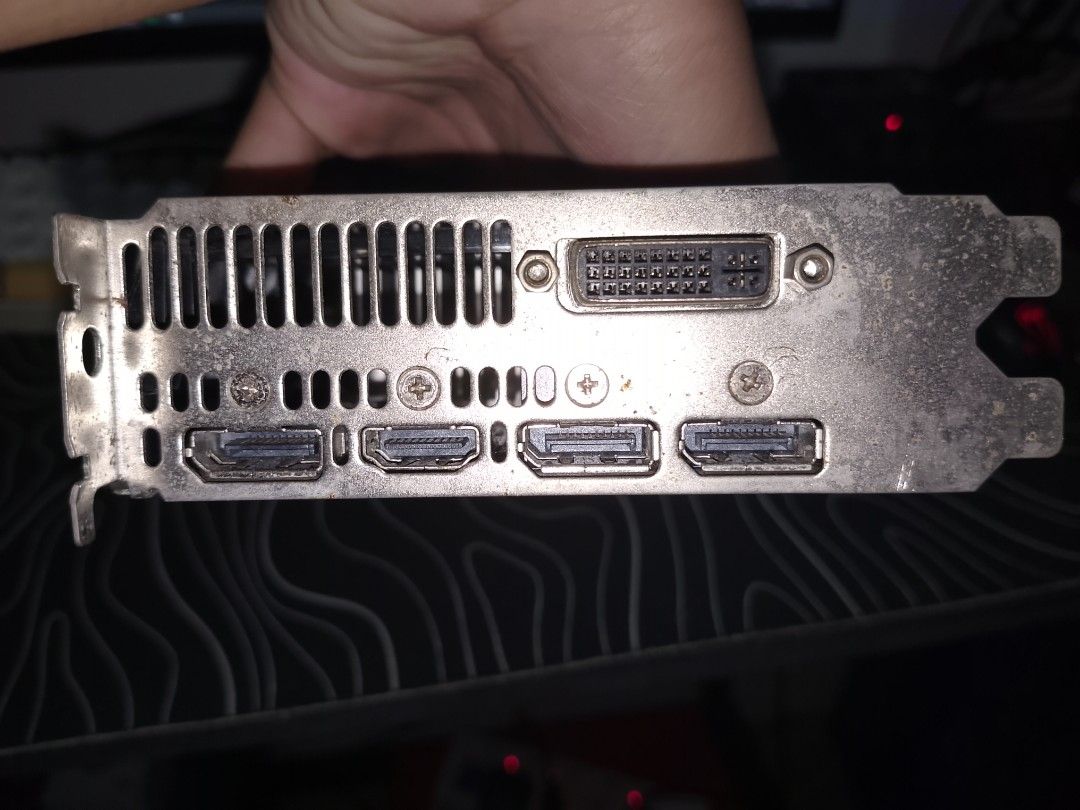 ASUS GTX 970 (Category: Computer Parts) located in Antipolo. Submitted by thermalpst.munchr (Listing ID 1457067950, Image 2). Description: ASUS GTX 970 BLOWER TYPE FOR SALE 3.5k FIX/FIRM/LP -3x DP, 1x HDMI -Furmark Benchmark Tested -Good working condition note: -since blower type sya, reccomended po ba gamitan ng fan curve via MSI Afterburner, refer to pics 4 and 5; -pic 4 stock fan curve vs pic 5 custom msi afterburner curve 7 DAYS WARRANTY: -Mu