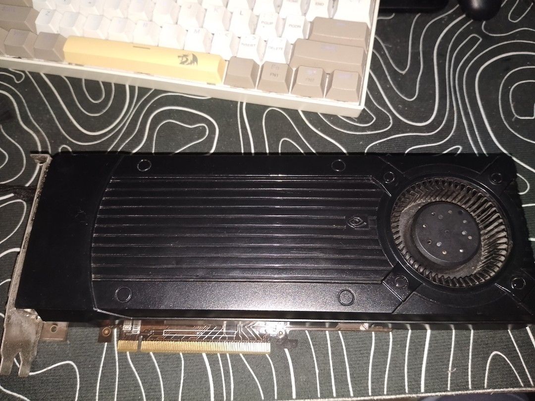 ASUS GTX 970 (Category: Computer Parts) located in Antipolo. Submitted by thermalpst.munchr (Listing ID 1457067950, Image 3). Description: ASUS GTX 970 BLOWER TYPE FOR SALE 3.5k FIX/FIRM/LP -3x DP, 1x HDMI -Furmark Benchmark Tested -Good working condition note: -since blower type sya, reccomended po ba gamitan ng fan curve via MSI Afterburner, refer to pics 4 and 5; -pic 4 stock fan curve vs pic 5 custom msi afterburner curve 7 DAYS WARRANTY: -Mu