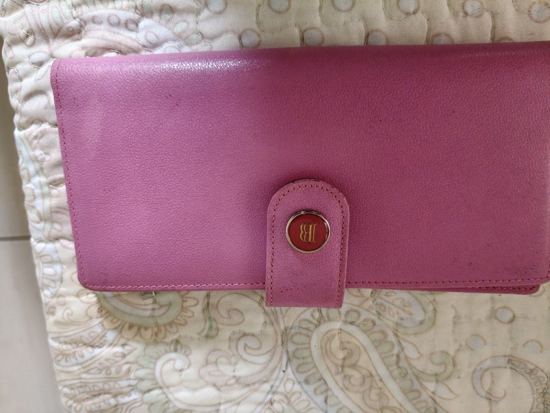 Balmain Paris Pink Leather Long Wallet (Category: Luxury Bags & Wallets) located in Paranaque City. Submitted by onlineshopwithsec (Listing ID 1456991206, Image 2). Description: - Authentic Balmain Paris long wallet - Vibrant bright pink leather - Convenient back zip pocket - Multiple interior card slots - Spacious bill compartment - Secure snap button closure - Plenty of life left, great value!.