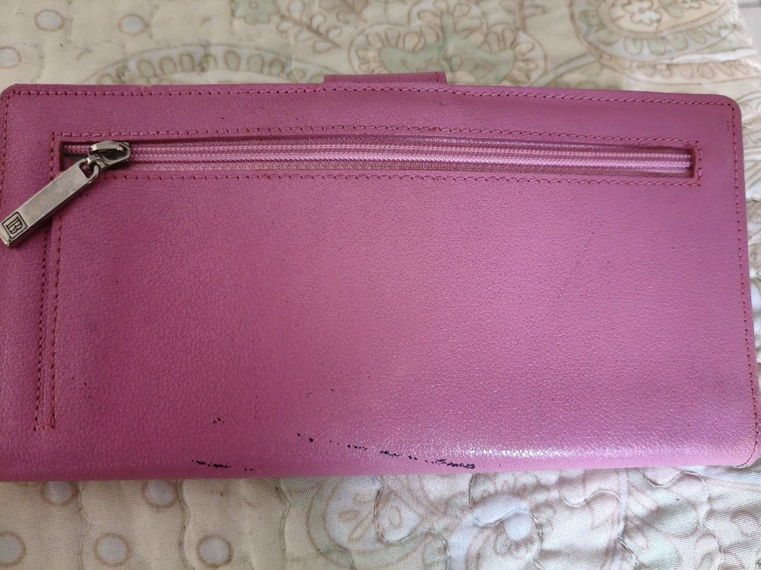 Balmain Paris Pink Leather Long Wallet (Category: Luxury Bags & Wallets) located in Paranaque City. Submitted by onlineshopwithsec (Listing ID 1456991206, Image 1). Description: - Authentic Balmain Paris long wallet - Vibrant bright pink leather - Convenient back zip pocket - Multiple interior card slots - Spacious bill compartment - Secure snap button closure - Plenty of life left, great value!.