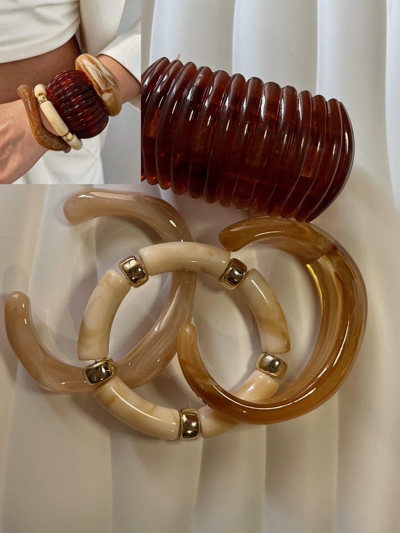Bangles Bracelet Set (Category: Bracelets) located in Taguig. Submitted by lilithryft (Listing ID 1456961632, Image 2). Description: Bangles Set ₱235 only •4pcs included • bnew • no issue 📍taguig city.