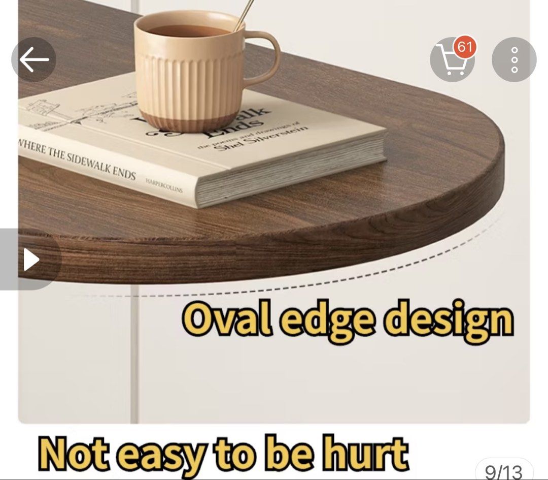 Side Table (Category: Tables & Sets) located in Singapore. Submitted by beigepoppies (Listing ID 1456974414, Image 3). Description: Side/bedside table that can be used for putting laptop, food etc near your sofas or beds Selling cause I don’t really use it - in good condition and selling for cheap Walnut + black coloured Measurements in pics Self collect around Bukit Panjang area or arrange your own delivery!.