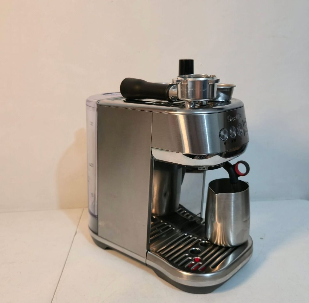 Breville Bambino Plus Espresso Machine (Category: Coffee Machines & Makers) located in Rizal. Submitted by joan5505 (Listing ID 1456962029, Image 3). Description: Breville Bambino Plus Espresso Machine Australian mall pull out Used as demo unit 220V Inclusion Tamper 2 filter cup Milk Jugg Portafilter No issue 23k.
