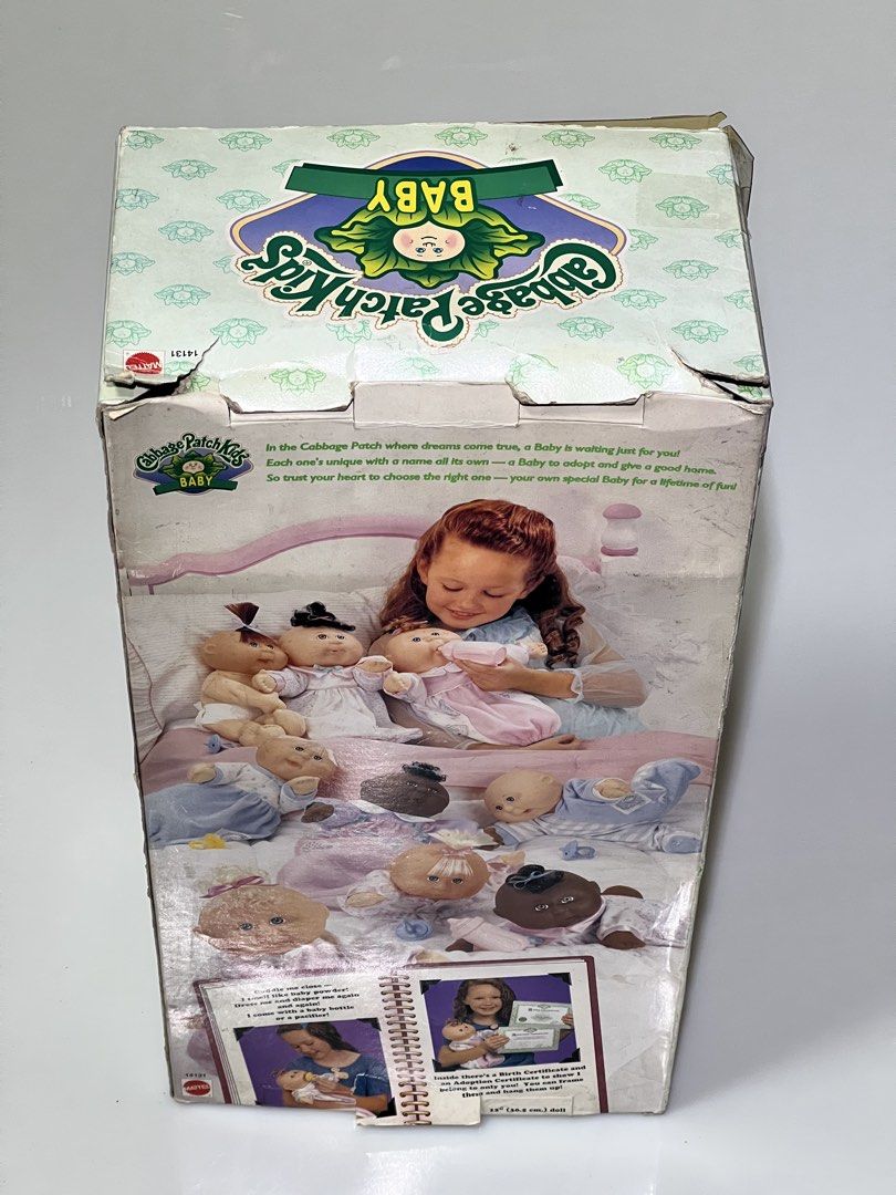 Cabbage Patch Kids (Category: Kids Toys) located in Manila. Submitted by apparelandfootwearmnl (Listing ID 1457096043, Image 3). Description: Cabbage patch doll imported from the US Never been opened Damaged box due to storage Shipping thru: Lalamove/J&T/LBC.