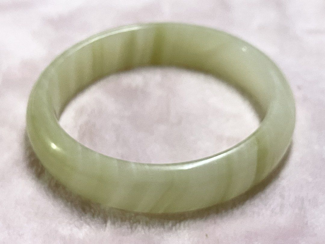 Calcite Bangle Bracelet size 58 (Category: Bracelets) located in Manila. Submitted by Crystal_Oracle (Listing ID 1457052220, Image 2). Description: Calcite crystals are known as powerful energy cleansers and amplifiers. In metaphysical practices, they help clear stagnant energy, boost mental clarity, and balance the chakras. Specific benefits vary widely depending on the distinct color of the stone..