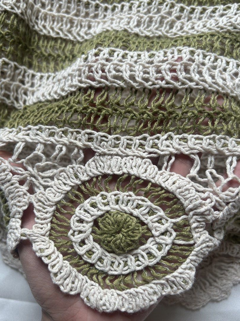 Crochet puff sleeves (Category: Shirts) located in Dumaguete. Submitted by hellograbs (Listing ID 1457035509, Image 3). Description: This is soooo nice, perfect for the summer. Pairs well with white linen pants. Fits S-M.