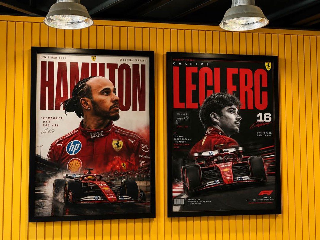 Customize F1 Ferrari Hamilton X Leclerc Framed Posted (Category: Frames & Pictures) located in Caloocan City. Submitted by _seven (Listing ID 1456959791, Image 2). Description: Customized Framed Poster Frame Size: 12x18 inches ( used on this pic) Perfect for your blank spaces or walls ✨ Available any designs you want! Available any sizes ( we also have list of sizes) Guaranteed Quality Poster and Frame Delivery or Pick up Delivery: Lalamove / Gra
