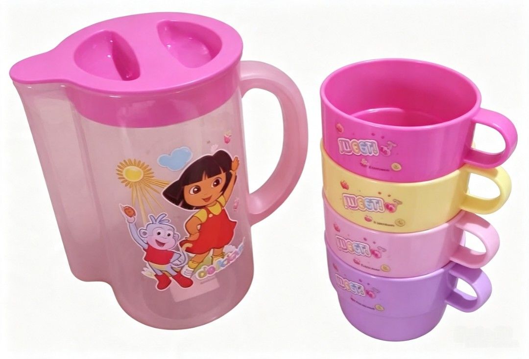 Dora the Explorer Pitcher-Mugs Set (Category: Coffee & Tea Tableware) located in Bulacan. Submitted by gjeen (Listing ID 1457002808, Image 2). Description: .