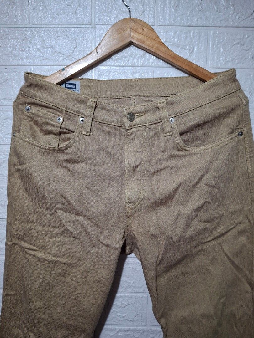 EDWIN International Basic Khaki Pants Size 32 (Category: Jeans) located in Angeles City. Submitted by livemountain.e2ae07 (Listing ID 1456958984, Image 2). Description: EDWIN DENIM PANTS FOR MEN SIZE 32 W16 L38.2 HEM 8 GOOD AS NEW.