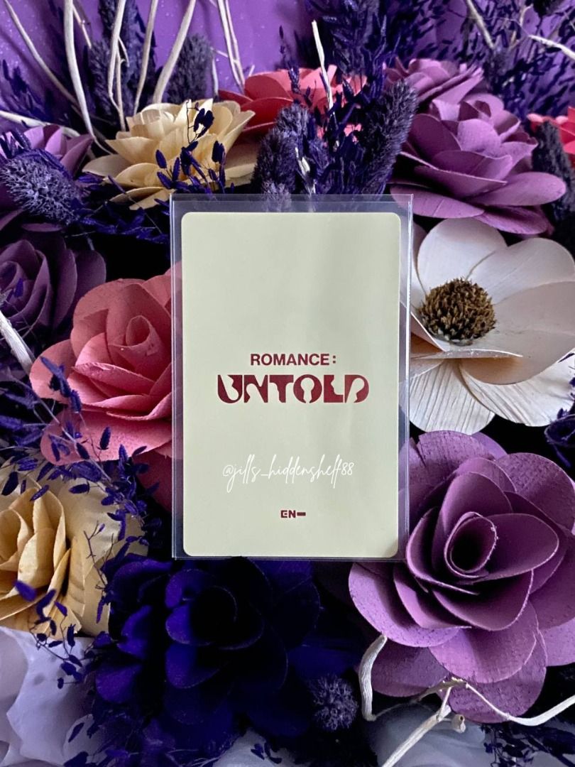 Enhypen Sunoo Romance: Untold (Inceptio Version) (Category: K-Wave Merchandise) located in Cebu City. Submitted by jills_hiddenshelf88 (Listing ID 1457122744, Image 2). Description: - Official Enhypen Sunoo Photocard - From the 'Romance: Untold' album - Inceptio Version - Perfect for collectors and engenes - Can DM and NEGOTIATE FINAL PRICE.