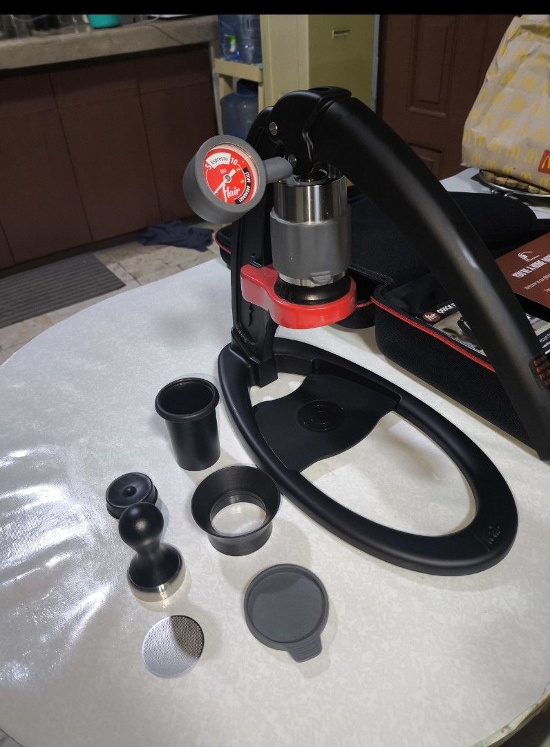 Flair Classic Espresso Maker (Category: Coffee Machines & Makers) located in Manila. Submitted by tobats_kun (Listing ID 1456984674, Image 1). Description: 🔥 FOR SALE: Flair Classic Espresso Maker 🔥 📍 Location: Parañaque 📅 Date of Purchase (DOP): March 2026 For sale slightly used, well-maintained Flair Classic espresso setup, perfect for home barista use. Clean, solid, and consistently delivers quality espresso extractions. Ideal for anyone u