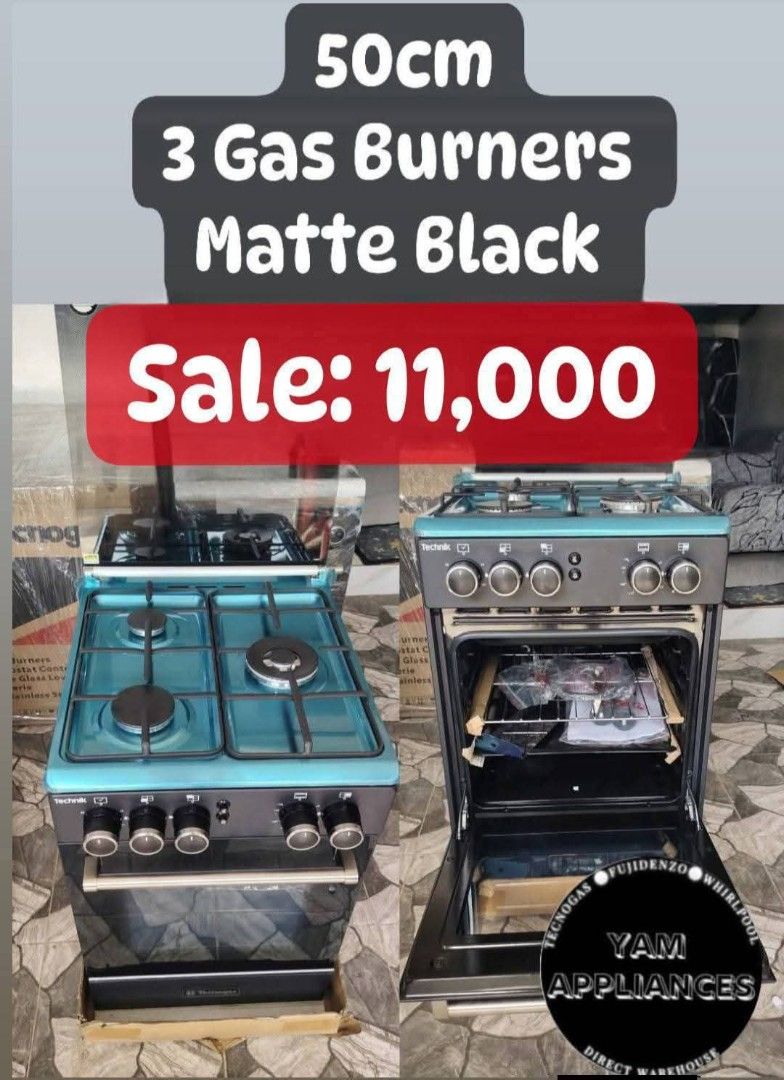 Gas Range with Oven (Category: Cookers) located in Caloocan City. Submitted by yam_appliances (Listing ID 1457039364, Image 2). Description: 50 - 60cm Gas Range with Oven brandnew with minimal scratch and dent guarantee brandnew with warranty cod payment.