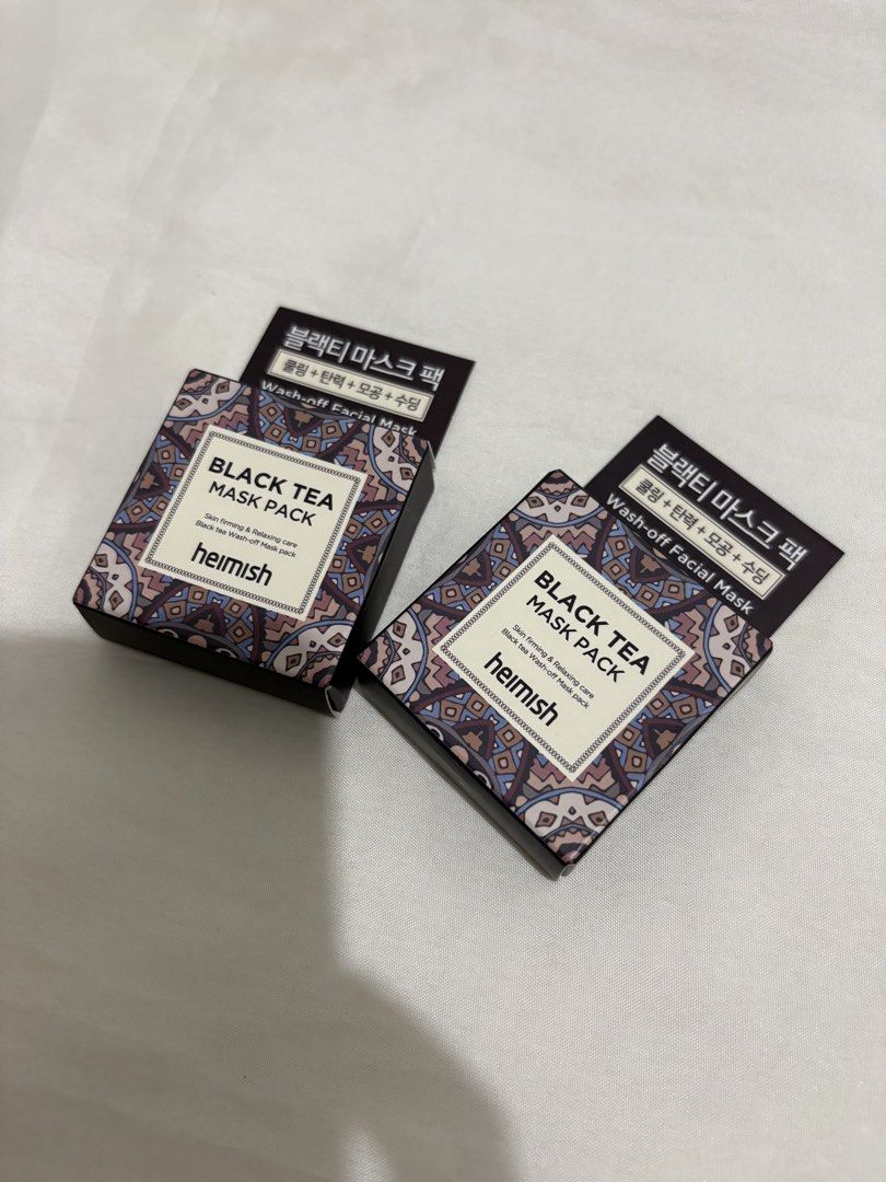 Heimish Black Tea Mask Pack | FREE (Category: Face Care) located in Quezon. Submitted by niclutter (Listing ID 1457133674, Image 1). Description: - brand new - travel size free claims !!!! you can claim these for free ONLY IF you buy an item from me! kindly pls see the items up for sale on my acc! .