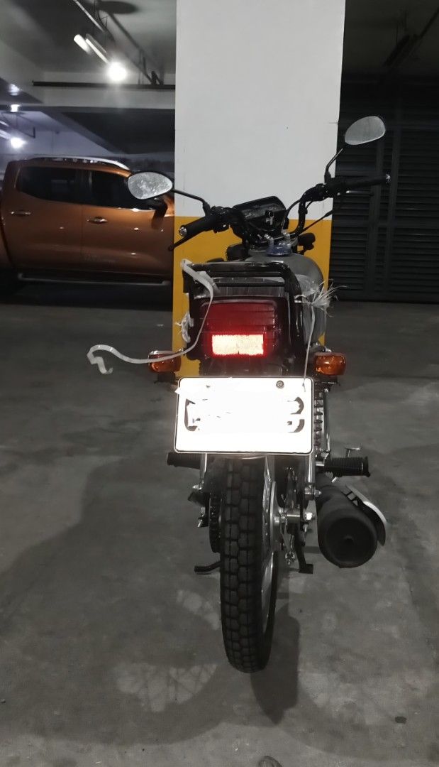Honda TMX 125 Alpha (Category: Motorbikes for Sale) located in Makati City. Submitted by thisisanne (Listing ID 1456965308, Image 3). Description: Honda TMX 125 Alpha SRP 60280, selling for Php49000 Matte Armored Silver Metalic Model Code: CCG125SII Mileage 67km Bought May 2026 Good as new, seldom used, no issue RFS upgrade Test / pickup in Malate PM for inquiries.