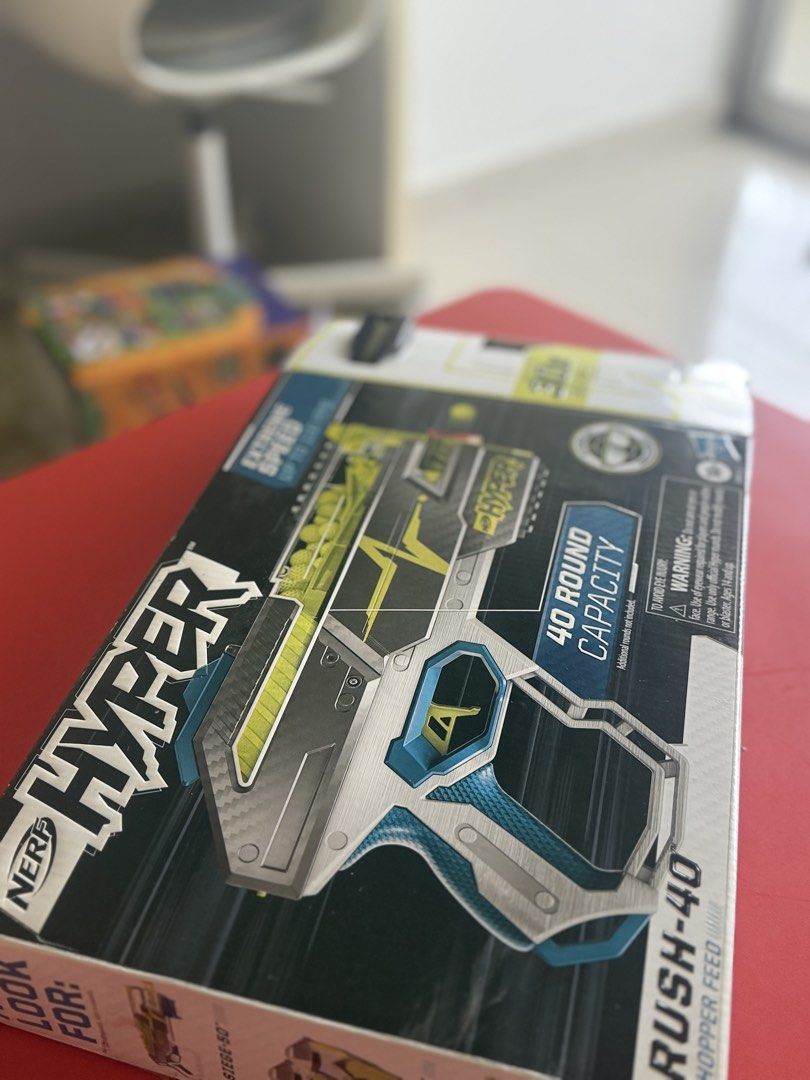 Hyper shot nerf (Category: Action & Battle Toys) located in Singapore. Submitted by cillford--201377. (Listing ID 1457056783, Image 2). Description: Hyper shot nerf gun included 50plus extra bullets that I separately bought Used once or twice only. Negotiable.