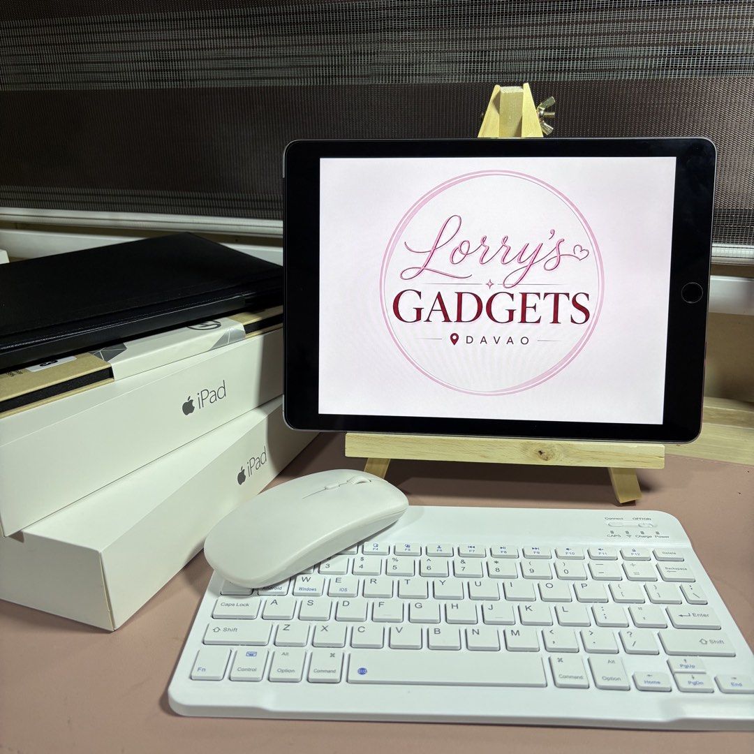 iPad Mini & Air - Lorry’s Gadgets (Category: iPad) located in Davao. Submitted by lorry_sells (Listing ID 1457107817, Image 1). Description: ╭── ⋆⋅☆⋅⋆ ──╮ 𝑨𝒗𝒂𝒊𝒍𝒂𝒃𝒍𝒆 𝑰𝑷𝒂𝒅𝒔 𝑺𝒆𝒕𝒔 ╰── ⋆⋅☆⋅⋆ ──╯ ♡ 𝒊𝑷𝒂𝒅 𝒎𝒊𝒏𝒊 • iPad mini 4 (128GB, Wi-Fi Only) — ₱5,300 ♡ 𝒊𝑷𝒂𝒅 𝑨𝒊𝒓 • iPad Air 2 (32GB, Wi-Fi Only) — ₱4,800 • iPad Air 2 (64GB, Wi-Fi Only) — ₱5,300 • iPad Air 2 (64GB, Wi-Fi + Cellular) — ₱5,800 ♡ 𝒊𝑷𝒂𝒅 • iPad 6th Gen (128GB