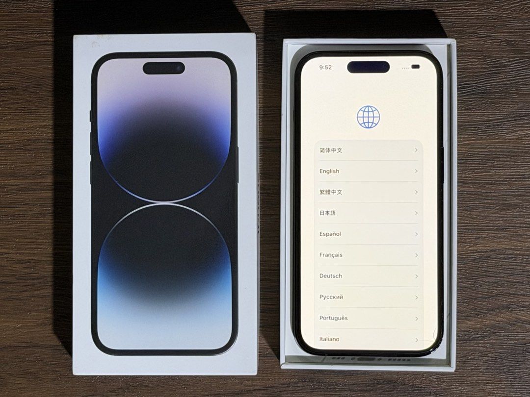iPhone 14 Pro (Category: iPhone 14 Series) located in Caloocan City. Submitted by den1995 (Listing ID 1457125866, Image 2). Description: 23K LP NA PO NEVER BEEN REPAIRED ALL ORIGINAL PARTS NTC VARIANT RES: Upgrade MOP: Bank transfer only CONDITION: Battery life at 73% but can still last up to 4 hours screen on time. Hairline cracks on the screen. All that is included is in the photos. NOTE: UAG & Apple Silicon Cases are original. Message me if yo
