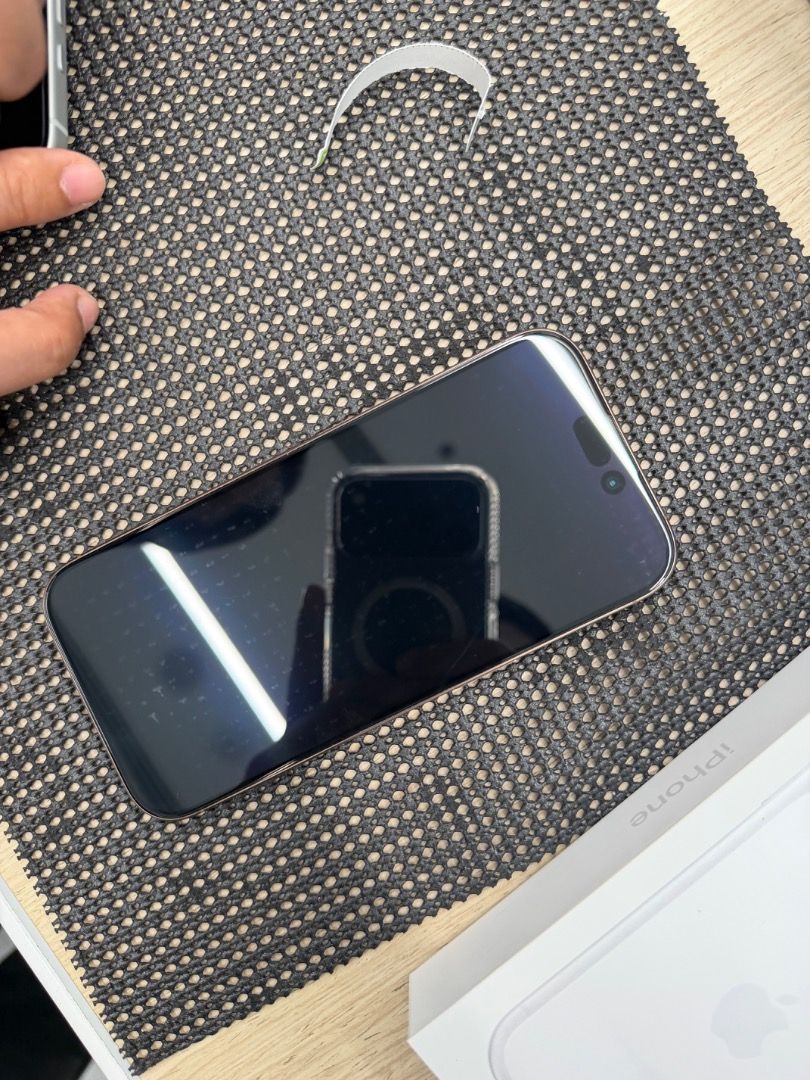 IPHONE 16 PRO 512FB (Category: iPhone 16 Series) located in Antipolo. Submitted by jayj25 (Listing ID 1457054817, Image 2). Description: iphone 16 pro - 512gb - Dessert Titanium - 90% Batt Health - NTC - Open line - With Tempered - No Scratches - With original box, receipt and cable - With Original Casetify (black ripple case) - Original popmart molly case - Bought from Beyond the Box last May, 2025. - Lady owned RFS: Upgrade to 17 Pro max - 48k!