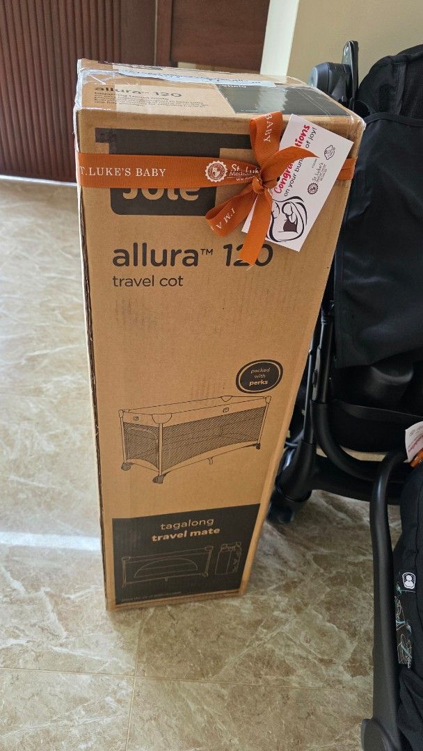 Joie Stroller (Category: Cots & Cribs) located in Quezon City. Submitted by mommadeclutterph (Listing ID 1457086605, Image 3). Description: All brand new Joie Muze LX Travel System (stroller with carseat) - ₱8,500 (SRP is ₱12,999) Joie Allura Crib 120 - ₱5,000 (SRP is ₱6,999) Take all for ₱12,500! Included from St. Lukes Maternity Package. RFS: already have one from my previous delivery at SLMC..