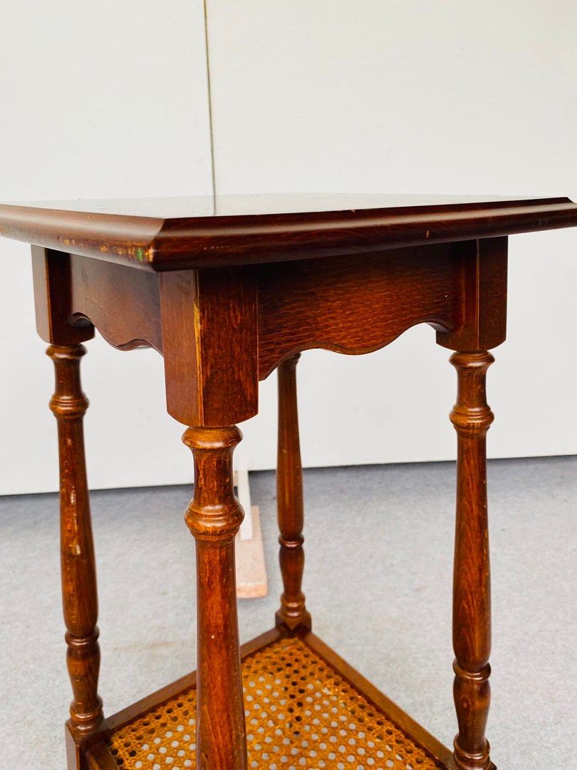 KARIMOKU VINTAGE END TABLE / SIDE TABLE (Category: Tables & Sets) located in Manila. Submitted by jerichocal17856 (Listing ID 1456966750, Image 3). Description: “JAPAN SURPLUS” KARIMOKU VINTAGE END TABLE / SIDE TABLE SIZE: 12.5L” x 12.5W” x 28H” inches (AS-IS ITEM) IN GOOD CONDITION.