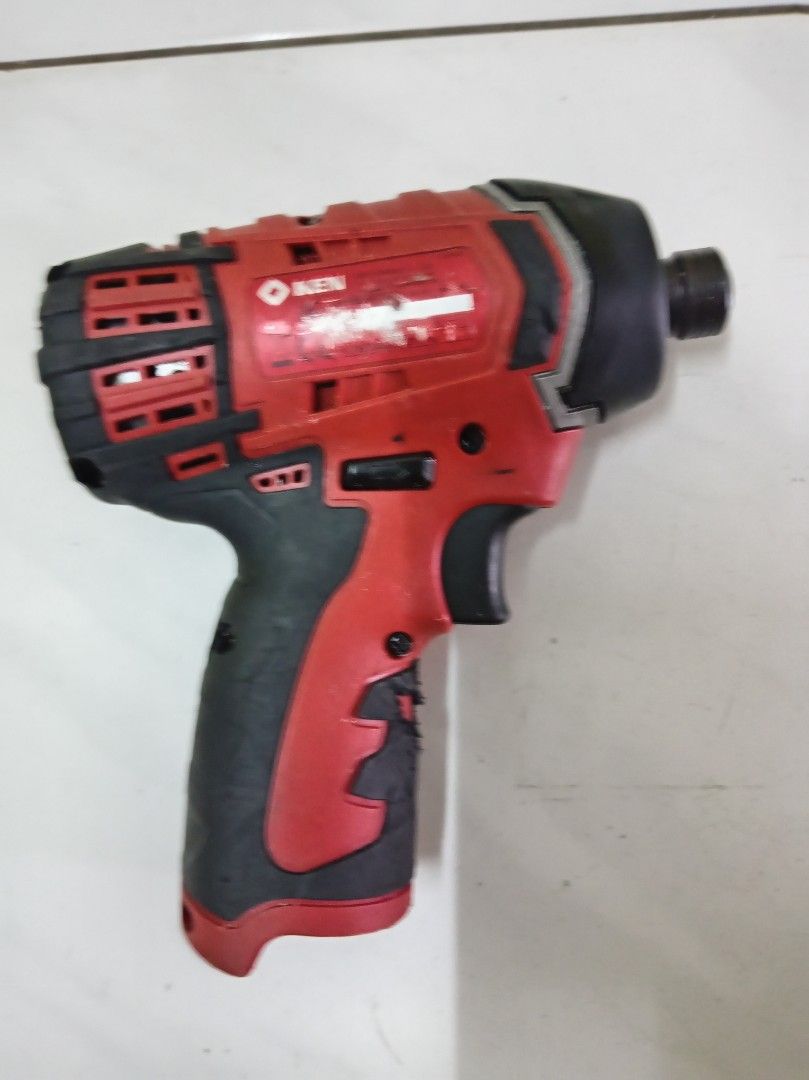 KEN Impact Driver Model (BL6412D) (Category: Home Improvement Tools & Accessories) located in Kuala Lumpur. Submitted by saisaikaya32154 (Listing ID 1456985607, Image 3). Description: - KEN Impact Driver - Colour: Red and Black - Condition: Works well, with some scuffs and wear on the handle grip. - Ideal for: DIY projects or professional use -Condition 9/10 -No battery and Charger -Area ampang -Meet up LRT cahaya station Gate A -Nett price No ne
