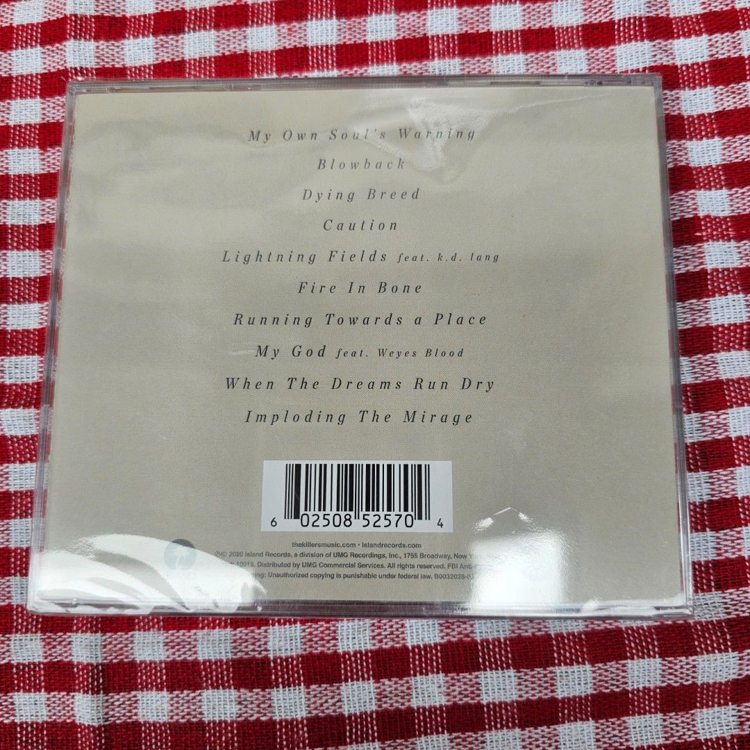 Killers - Imploding the Mirage - Sealed made in USA (Category: CDs & DVDs) located in Quezon City. Submitted by serefrenpaz (Listing ID 1456998035, Image 2). Description: Good Day Buyers! 💖💖💖Here are the PAYMENT payment options 💖💖💖 ✨1. GCash - 09164862096 ✨2. Bank Deposit - BPI, BDO, Unionbank, Landbank, Palawan, Cebuana ✨3. Paypal for international buyers 💕💕💕Meet Up Options💕💕💕 ✨1. McDo Kamias Quezon City ✨2. Jolibee Anonas Kamias Int