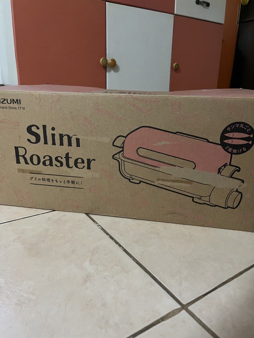 Koizumi Slim Roaster (Category: BBQ, Grills & Hotpots) located in Dasmarinas. Submitted by caitswardrobe (Listing ID 1457069503, Image 3). Description: Koizumi Slim Roaster Used for roasting/grilling food Never nagamit, bought this for 6k+.