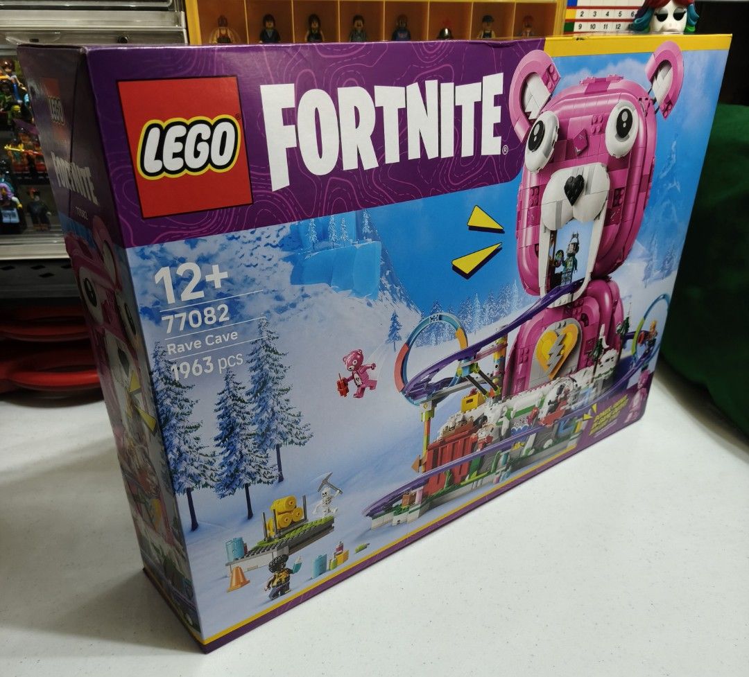 LEGO Fortnite (77082) Rave Cave (Category: Lego & Building Sets) located in Pasig City. Submitted by bricksandbits.ph (Listing ID 1456974002, Image 3). Description: Brand new. Sealed. Box condition as is. Payment via Gcash or BPI. Shipping c/o buyer. Item is located in Pasig. PM for other inquiries.
