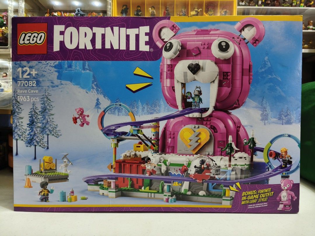 LEGO Fortnite (77082) Rave Cave (Category: Lego & Building Sets) located in Pasig City. Submitted by bricksandbits.ph (Listing ID 1456974002, Image 1). Description: Brand new. Sealed. Box condition as is. Payment via Gcash or BPI. Shipping c/o buyer. Item is located in Pasig. PM for other inquiries.