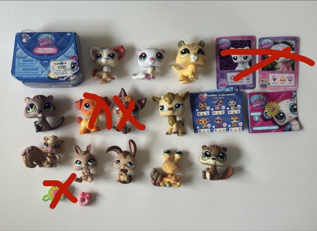 Littlest Pet Shop LPS (Category: Designer & Blind Box Toys) located in Manila. Submitted by shehasstufftosell (Listing ID 1452965903, Image 2). Description: - From different gens - 250 each, take all: 3,000 - ONLY TRANSAC IF BUYING 2 or more! - Top left box is a duplicate of the chihuahua.