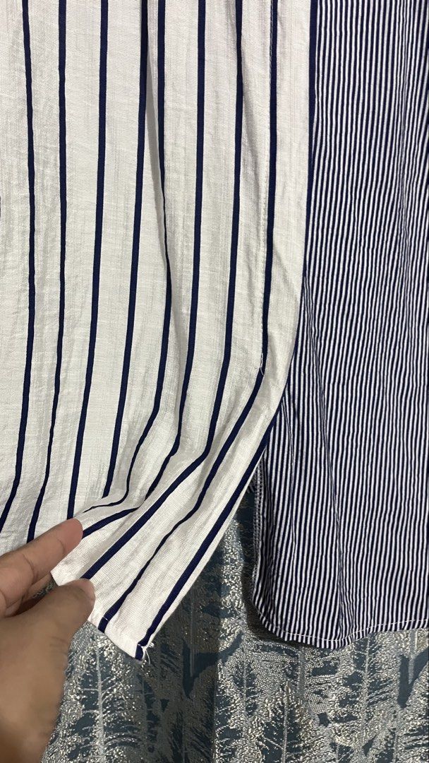 Longsleeve Blouse with stripe design (Category: Longsleeves) located in Manila. Submitted by dayclutter (Listing ID 1457099758, Image 3). Description: Can fit to XL-2XL.