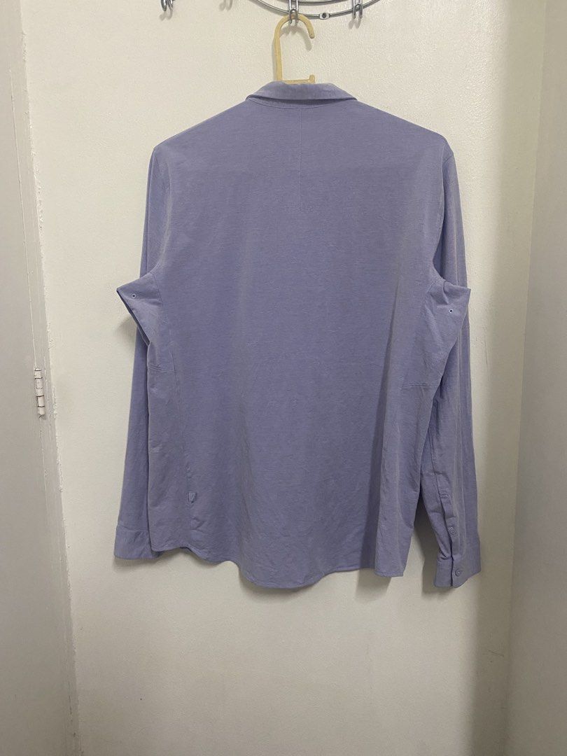Lululemon Commision Button Down LS (Category: Tshirts & Polo Shirts ) located in Taytay. Submitted by fromdoolig (Listing ID 1457138858, Image 3). Description: 🇨🇦 Lululemon Commision Button Down LS Like New Condition Color: Harbor Blue Issue: None Size Tag: Removed [Please refer to dimensions below] Best for Large to XL Actual Dimensions: W24.5 x L31 Price: 1580+sf Mode of Payment: Gcash only [Payment First] Courier Service: JNT or Lalamove [No