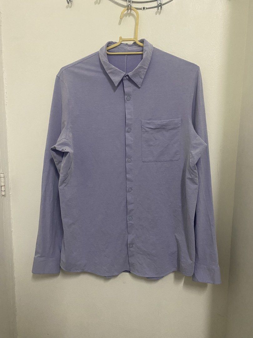 Lululemon Commision Button Down LS (Category: Tshirts & Polo Shirts ) located in Taytay. Submitted by fromdoolig (Listing ID 1457138858, Image 2). Description: 🇨🇦 Lululemon Commision Button Down LS Like New Condition Color: Harbor Blue Issue: None Size Tag: Removed [Please refer to dimensions below] Best for Large to XL Actual Dimensions: W24.5 x L31 Price: 1580+sf Mode of Payment: Gcash only [Payment First] Courier Service: JNT or Lalamove [No