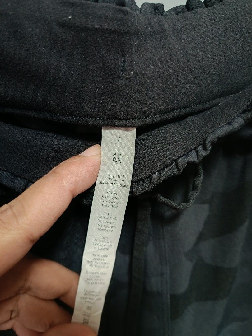 Lululemon high rise camo jogger pants dot 6 (Category: Activewear) located in San Jose del Monte. Submitted by qu4litees (Listing ID 1456965282, Image 3). Description: .