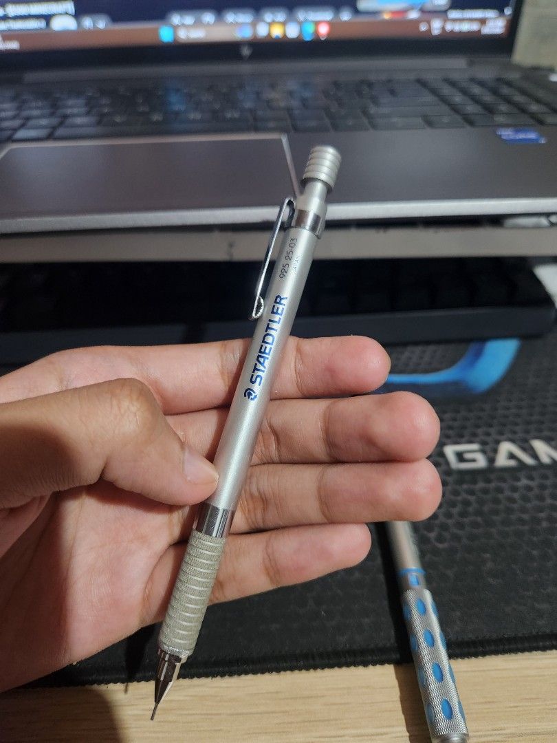 Mechanical Pencils (Category: Stationery & School Supplies) located in Butuan. Submitted by patricknylle (Listing ID 1457090123, Image 3). Description: Staedtler 925 35 05 All Black Edition - Almost new used for less than a month Staedtler 925 25 03 - Used but well taken care of Pentel Graphgear 1000 0.7 - Used for a month Price is negotiable Available for shipping and meet up.