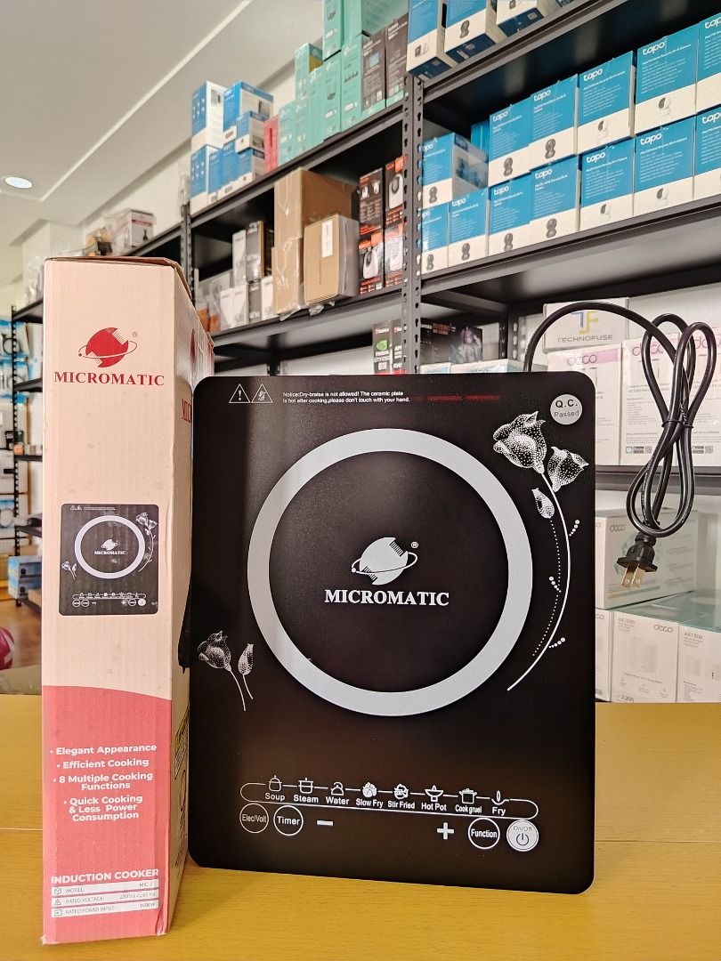 Micromatic Induction Cooker MIC-21 (Category: Cookware & Accessories) located in Pasig City. Submitted by technofuseofficial (Listing ID 1457034194, Image 2). Description: Micromatic Induction Cooker MIC-21 Brand New and Original Items Store Location: 3Rd Floor Unit 303, 604 Shaw Boulevard, Barangay Kapitolyo, Pasig City Same Day Delivery: - Lalamove delivery within Metro Manila - For walk-ins: Always PM first for item availability - We are also 