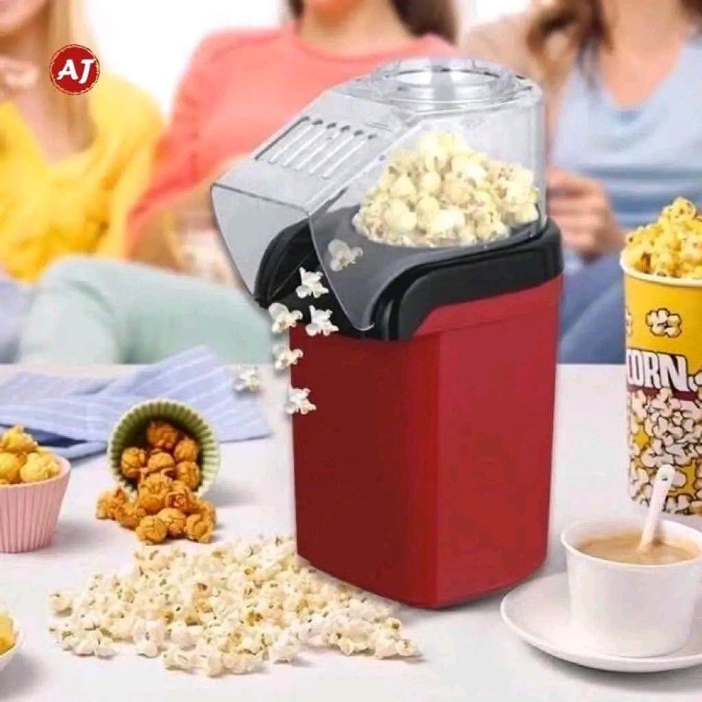 Minijoy Red Oil-Free Hot Air Popcorn Maker (Category: Other Kitchen Appliances) located in Manila. Submitted by marvieobordo (Listing ID 1456969295, Image 1). Description: - Enjoy delicious, oil-free popcorn in minutes! - Easy to use: just add 50-80g of corn kernels and turn it on. - Watch the popcorn pop through the transparent cover. - Comes with a convenient measuring scoop that doubles as a lid. - Ideal for cozy movie nights at home!.