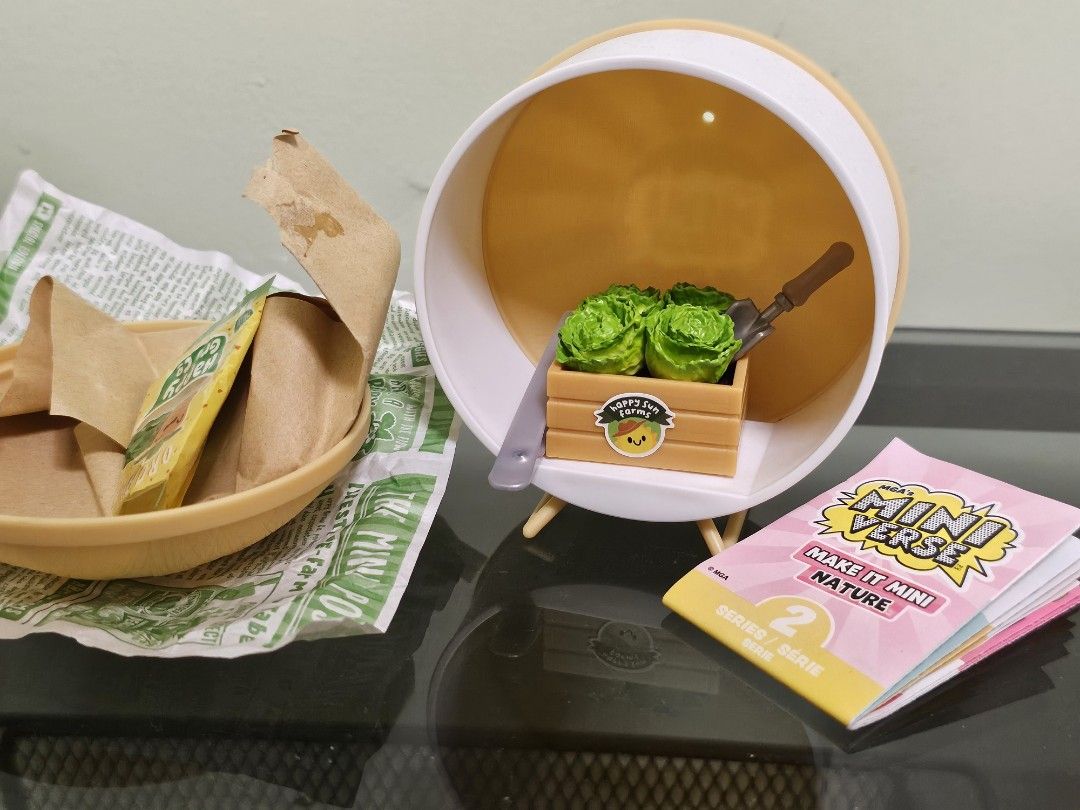 Miniverse Nature Series 2 Lettuce (Category: Designer & Blind Box Toys) located in Kabankalan. Submitted by ninunothrift (Listing ID 1457094759, Image 1). Description: Assembled Miniverse Lettuce. Comes with all inclusions. SRP 700..