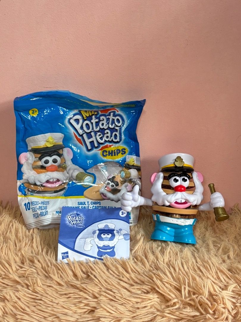 Mr. Potato Head Chips Saul T. Chips Stackable Figure (Category: Designer & Blind Box Toys) located in Balanga. Submitted by chaiee.btn (Listing ID 1457036999, Image 2). Description: *like new, still with complete accessories/parts.