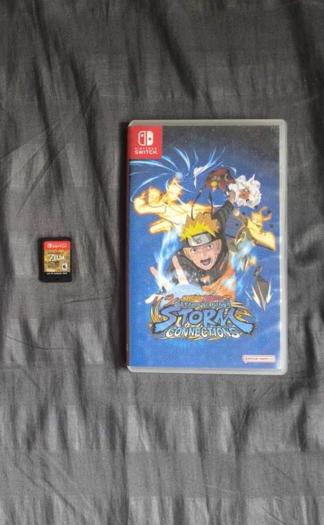 Naruto Storm Connections, Zelda BOTW (Category: Nintendo) located in Manila. Submitted by cosmichawk-a276 (Listing ID 1456978513, Image 1). Description: Selling this two switch games RFS: Quitting 1,500 - Naruto Storm Connections 1,000 - Zelda BOTW ₱2300 - If both kukunin.