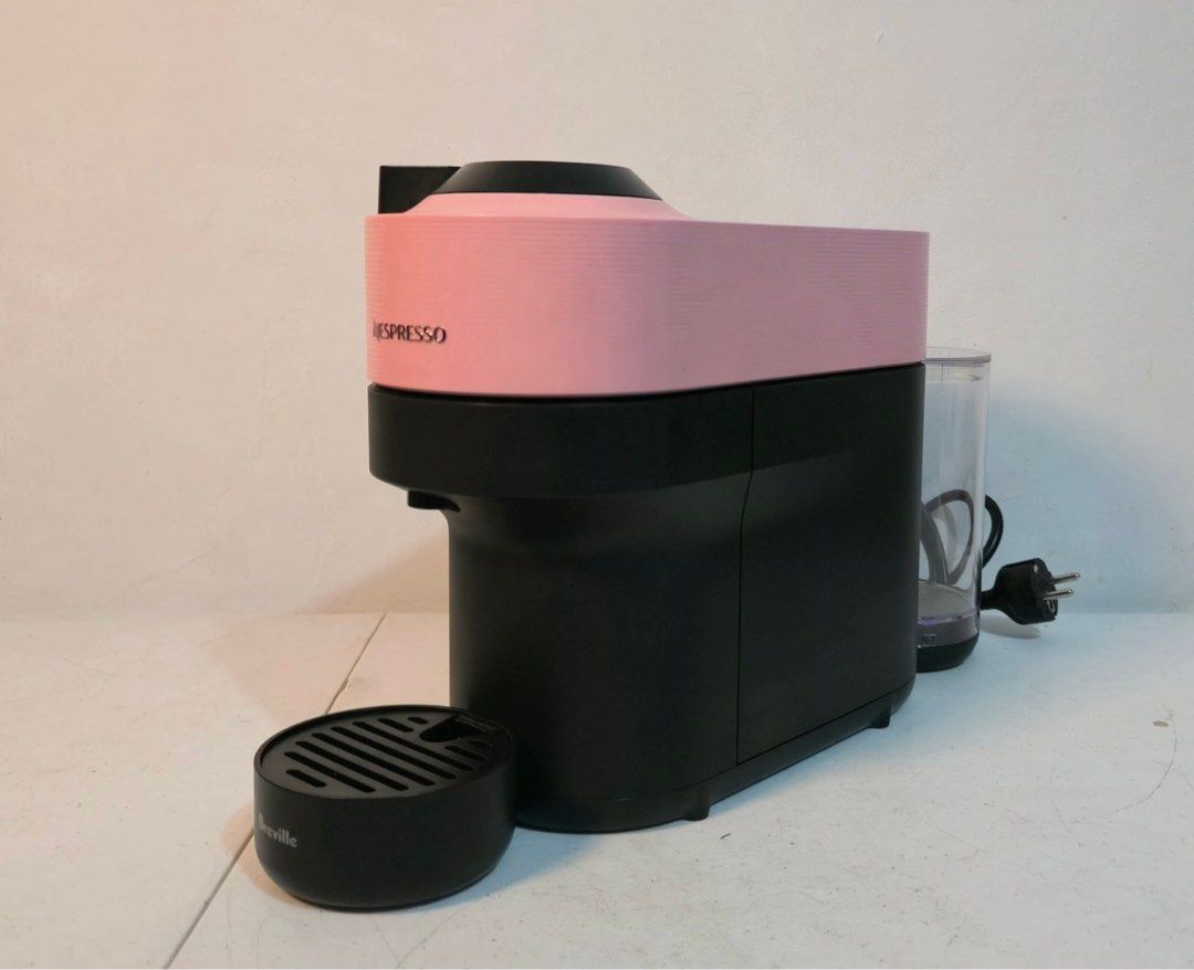Nespresso Breville Pink Coffee Machine (Category: Coffee Machines & Makers) located in Taytay. Submitted by mikz_1303 (Listing ID 1456977628, Image 1). Description: Nespresso Vertuo Pop Australian mall pull out Used as demo unit 220V No issue Complete accesories No box .