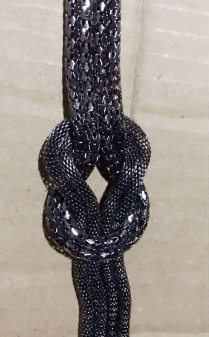 New Black Mesh Knot Eternity Bracelet (Category: Bracelets) located in Marikina City. Submitted by theconstantdeclutterer (Listing ID 1456986181, Image 2). Description: New from USA. Eternity black mesh bracelet with knot detail. 14 inches long. Comes with original tag. Order now! .